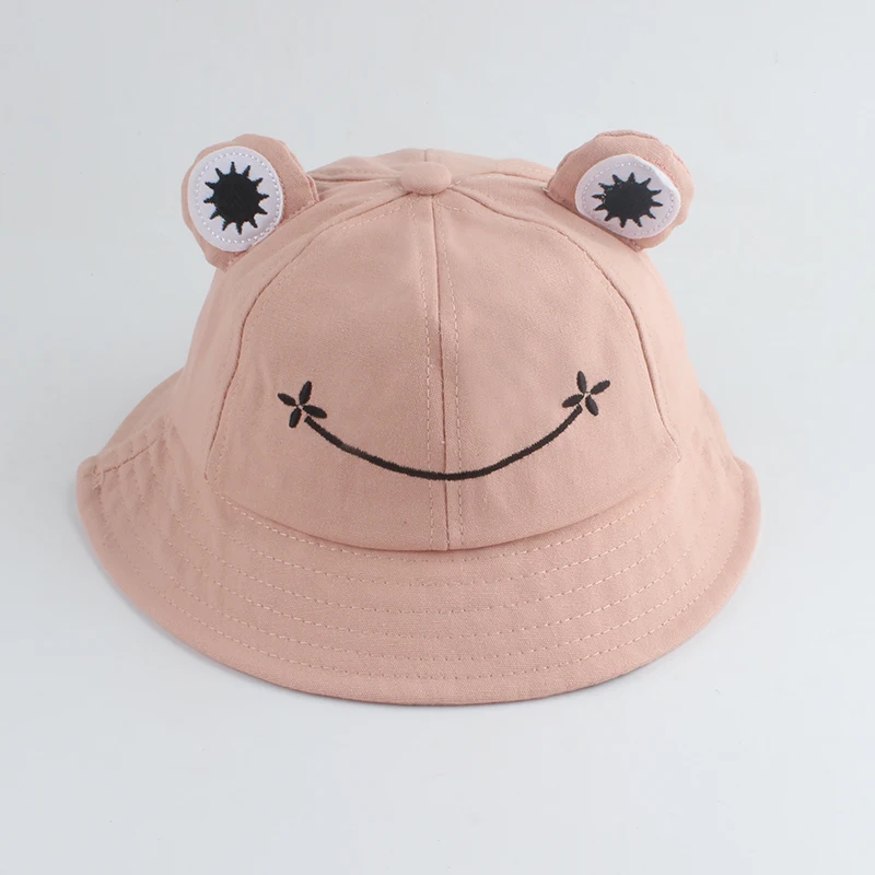 Parent-Kid Cartoon Frog Bucket Hat Panama