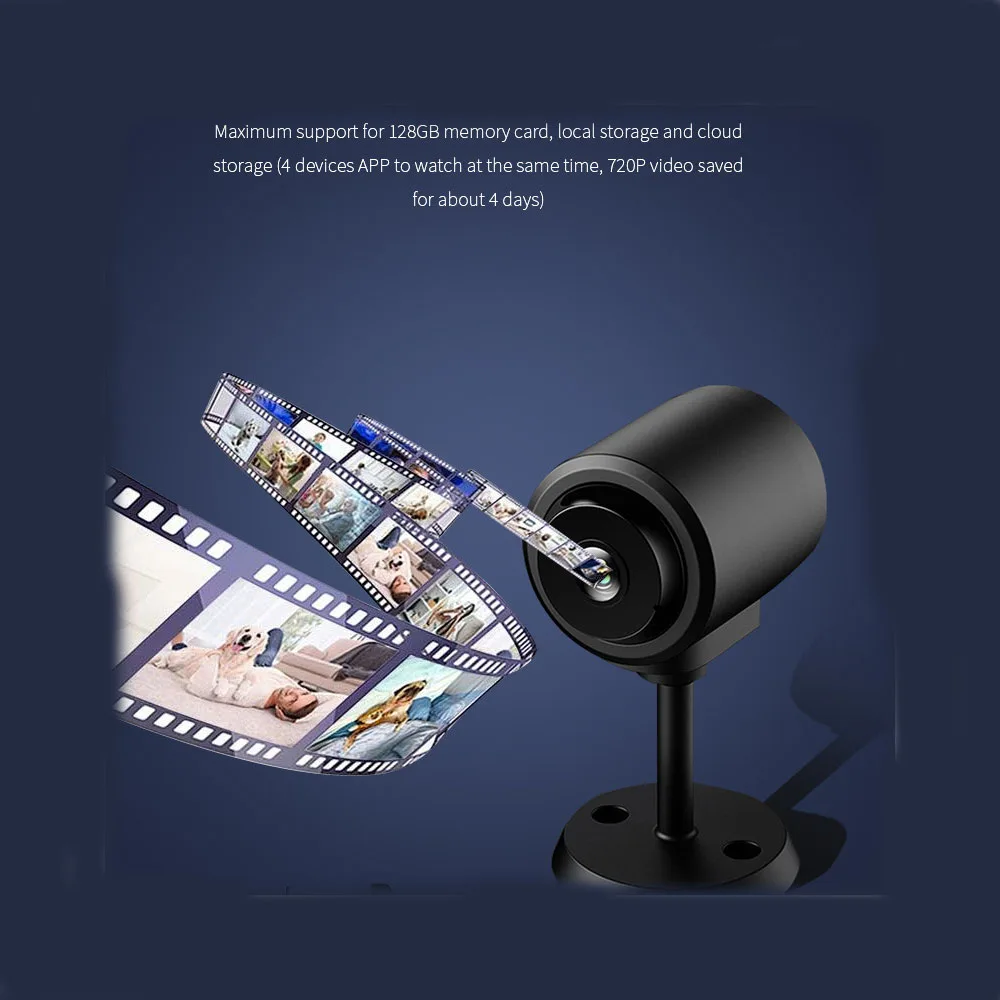 Hot Selling Mini Wireless CCTV Camera Thumb Size HD Smart Surveillance Device WiFi Home Security Monitoring Night Vision