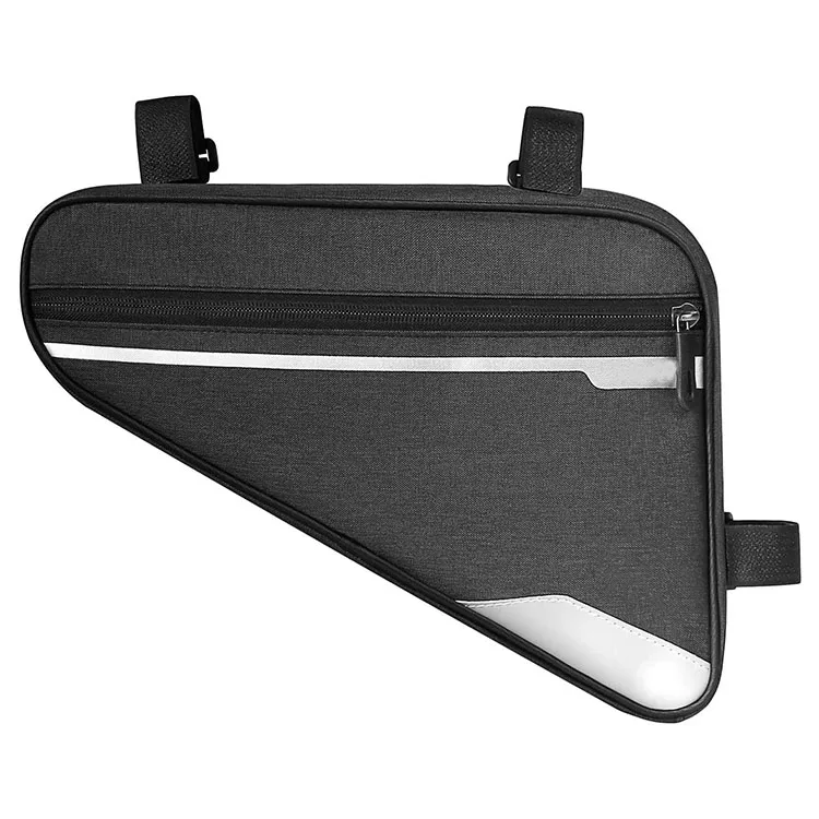 Waterproof Reflective Stripe Bicycle Saddle Bags with Triangle Basket Handlebar Cycling Gear Essentials