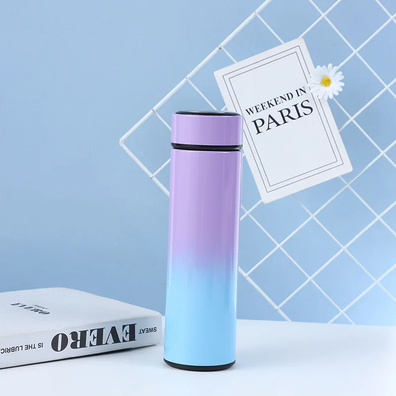 Gradient Color Stainless Steel Vacuum Bottle Digital Temperature Display Water  Bottle, View Digital Water Bottle, Onlyyijia Product Details from Changsha  Onlyyi…