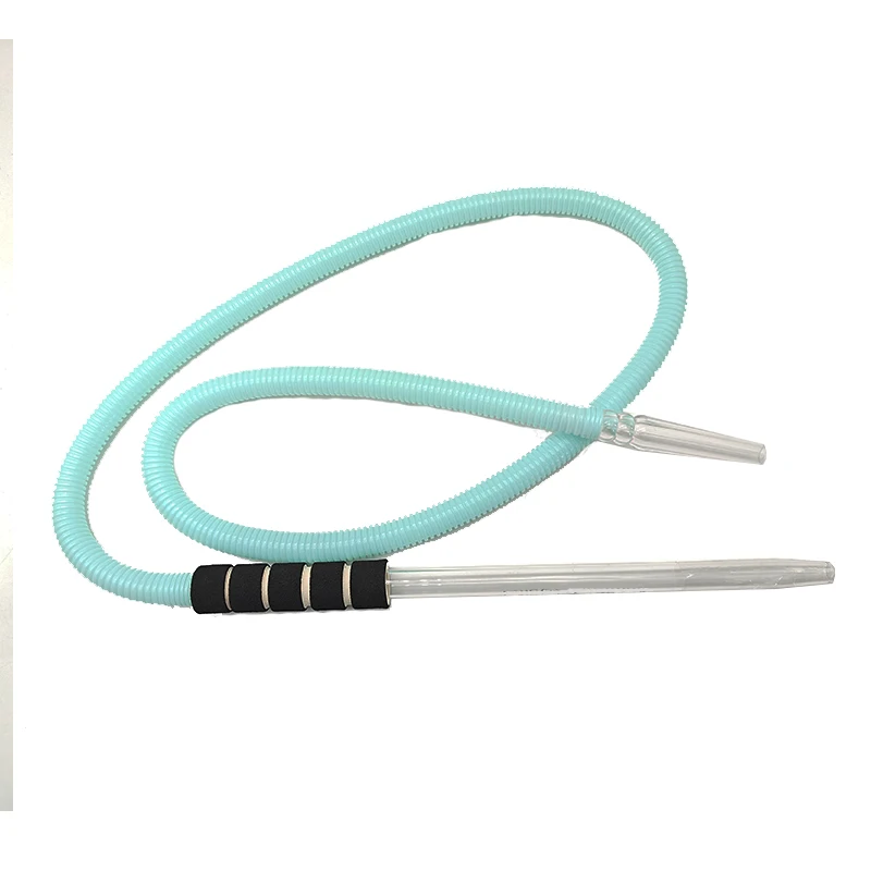 Factory Direct 1.5m or 1.8m Colorful Customized logo Luxury Smoking Accessories Plastic Disposable Hookah Hose