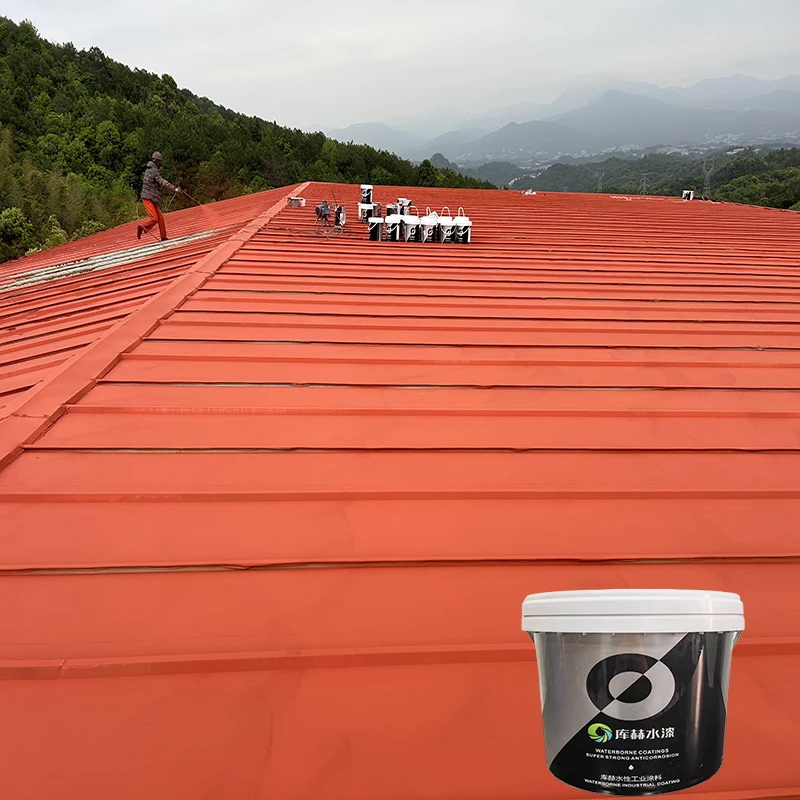 Eco-Friendly Color Steel Tile Metal Roof Paint Special Anti-Rust Waterborne Industrial Varnish for Electrical Insulation