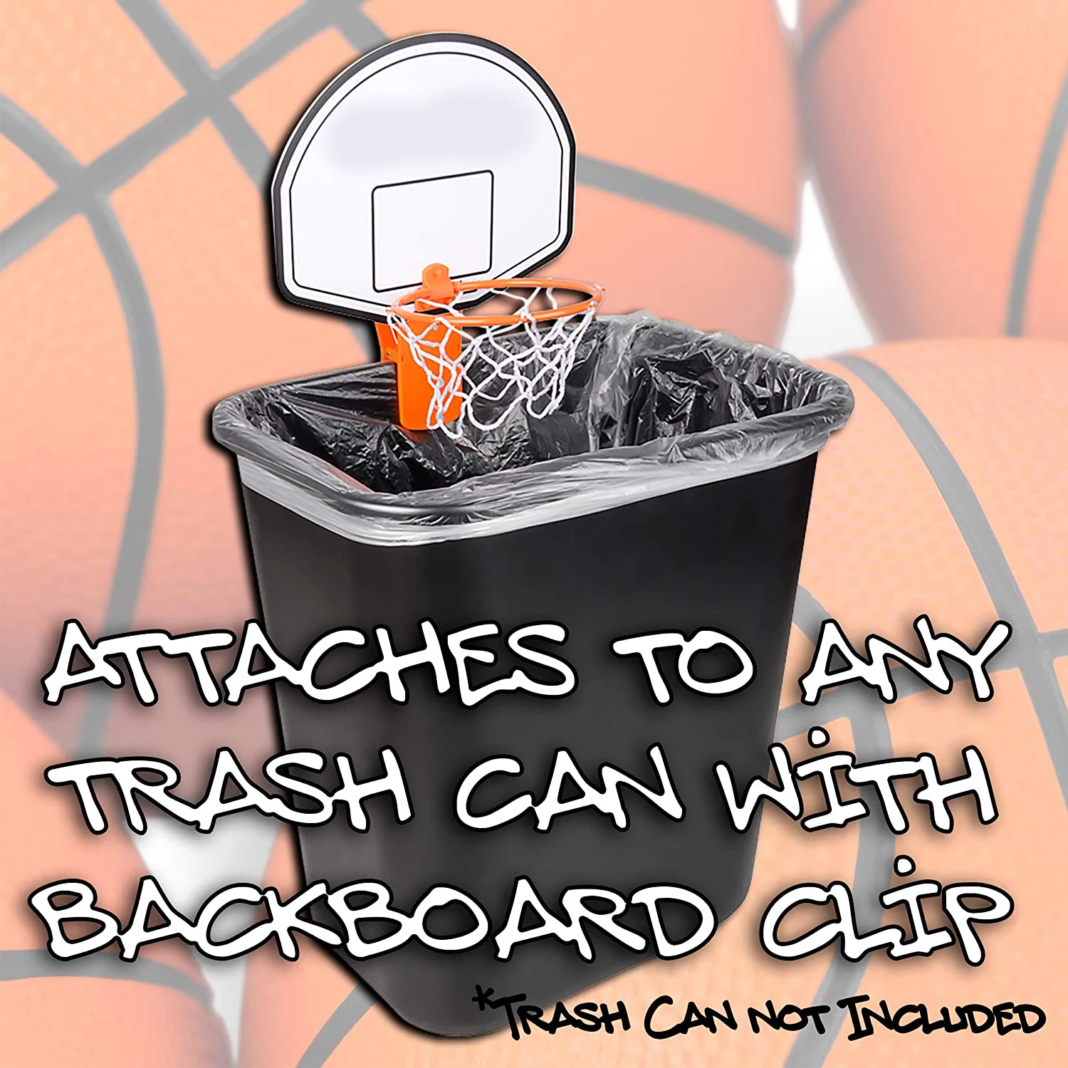 Mini Basketball Hoop Trash Can Set With Inflatable Mini Rubber