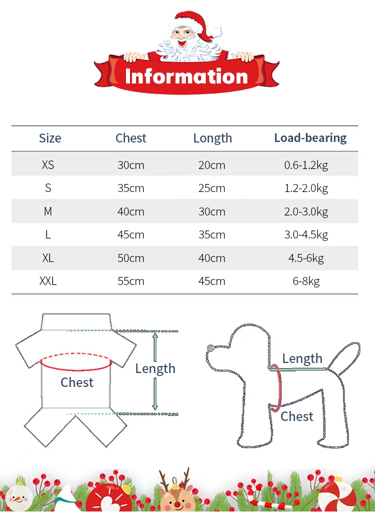 Wholesale Hot sell Pet Winter Coat Hoodies Outfits Christmas Clothes Pet Clothes Dog Clothe