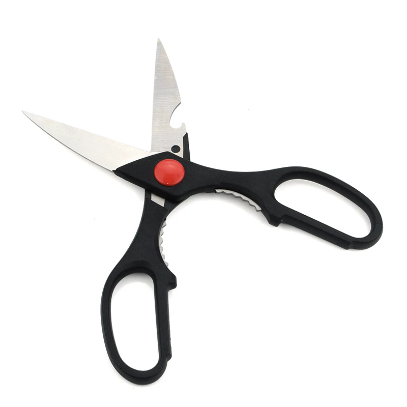 Низкий минимальный заказ регулируемые черные острые простые в использовании офисные школьные кухонные ножницы