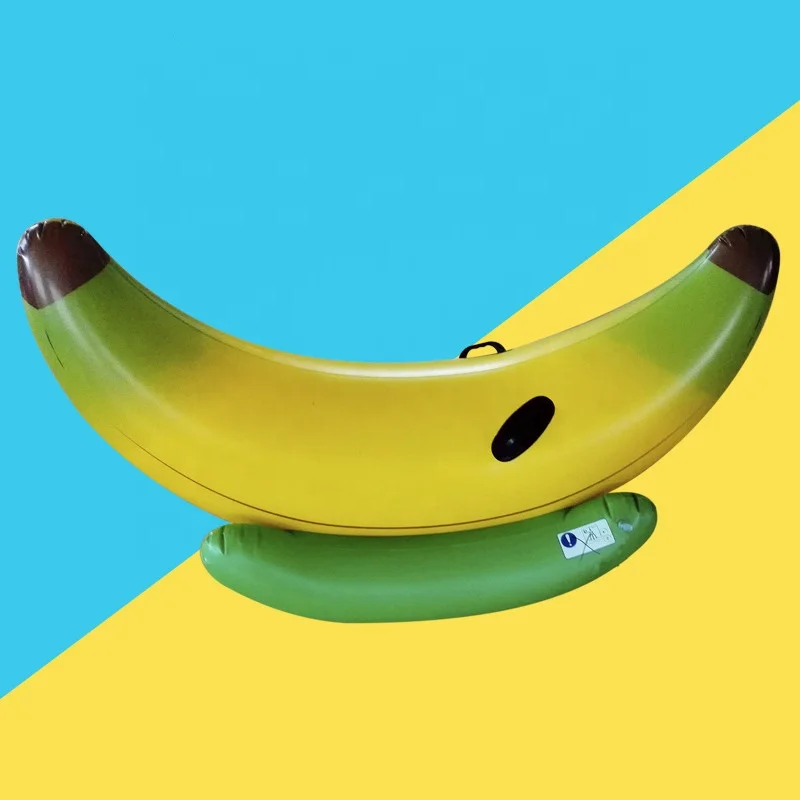 Children Adult Swimming Pool Floating Mat Inflatable Banana Shape