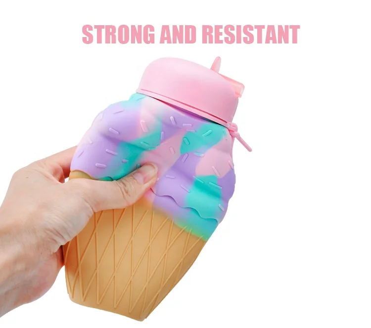 Buy Wholesale China Silicone Folding Water Bottle Grenade Shaped 500ml  Silicone Water Bottle & Silicone Water Bottles at USD 2.3