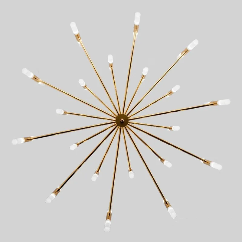 JYLIGHTING Post Modern Design Gold Acrylic Tube Pendant Light Led Project Light