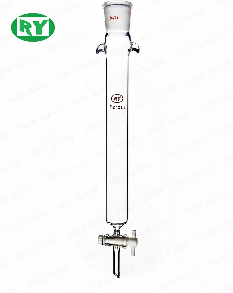 Borosilicate 3.3 Glass Column Chromatography With Ptfe Stopcock And