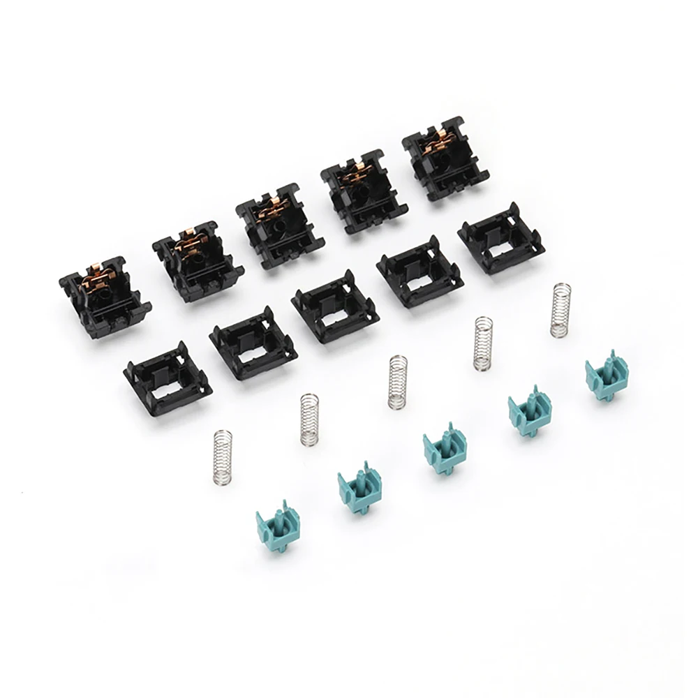Jwick Jwk T1 V2 Heavy Tactile Switches With Nylon 67g Green Blue Lubed