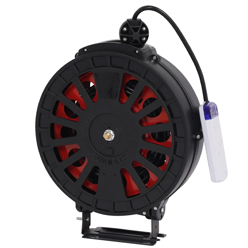 Wholesale Single Hose Wall-mounted Auto Retractable Electric Hose Reel  For Car Detailing Shop