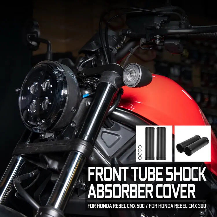 Allotmark Motorcycle CMX300 CMX500 Front Fork Boot Tube Slider For Honda CMX 300 500 2017 2018 2019 2020 2021 2022 2023 Shock Absorbers Cover Accessories I2523302066