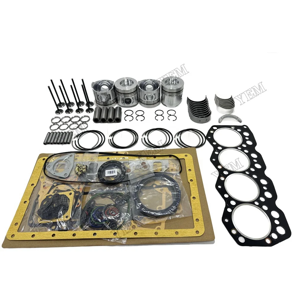 S4K S4KT Overhaul Rebuild Kit (No Liner) for Mitsubishi CAT E120B E312 E320 Excavator Engine Parts