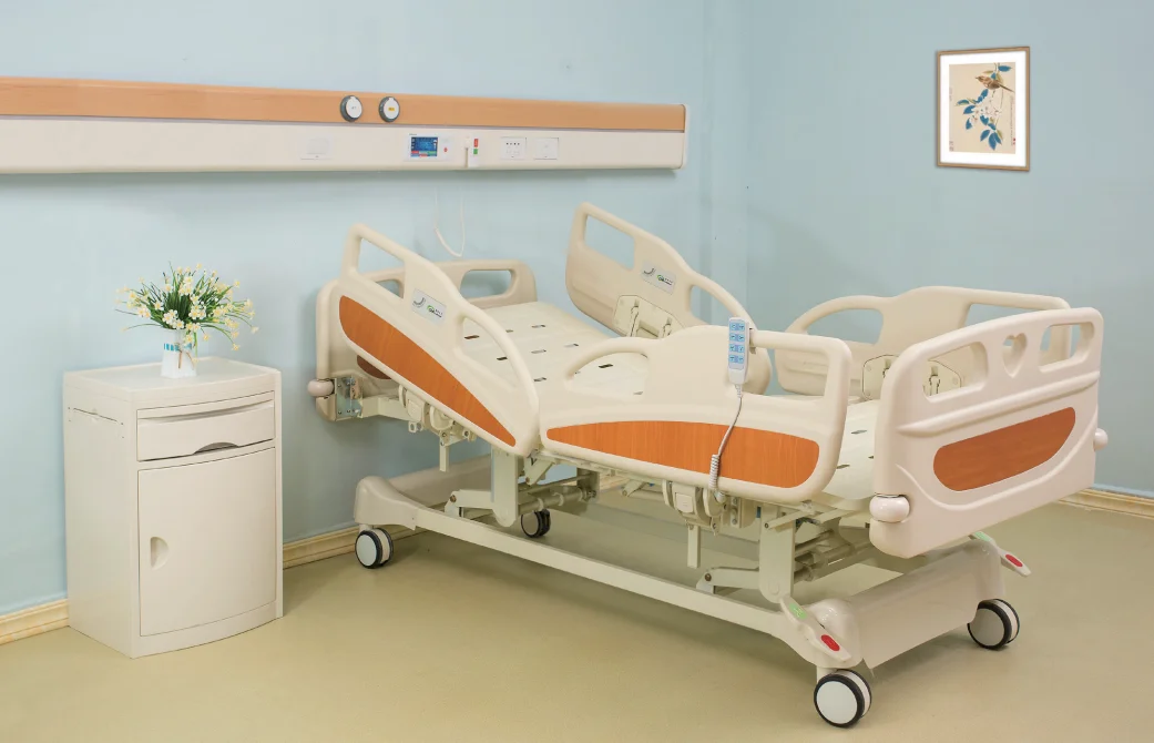 Medical Patient Bed 3 Function Icu Electric Clinical Bed 3 Positions