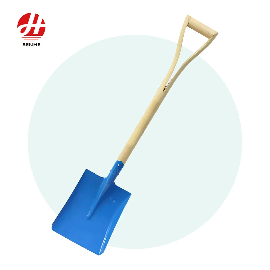Високоякісні сільськогосподарські інструменти, сталева лопата для саду з дерев'яною ручкою