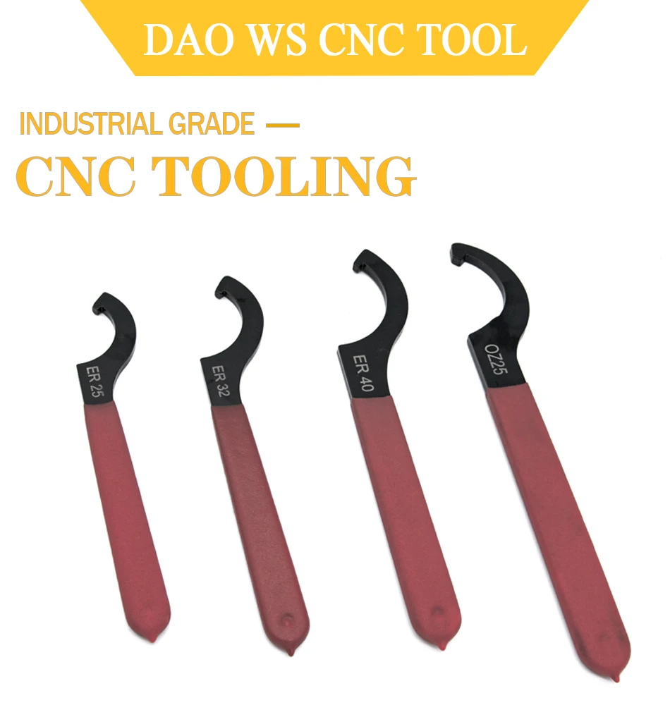 Er Collet Hook Wrench Er25c/er32c/er40c Wrench For Removing Er Nuts For
