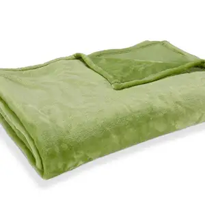 100% Polyester Woven Flannel Blanket Super Soft Warm Other Blankets Throws for Bed