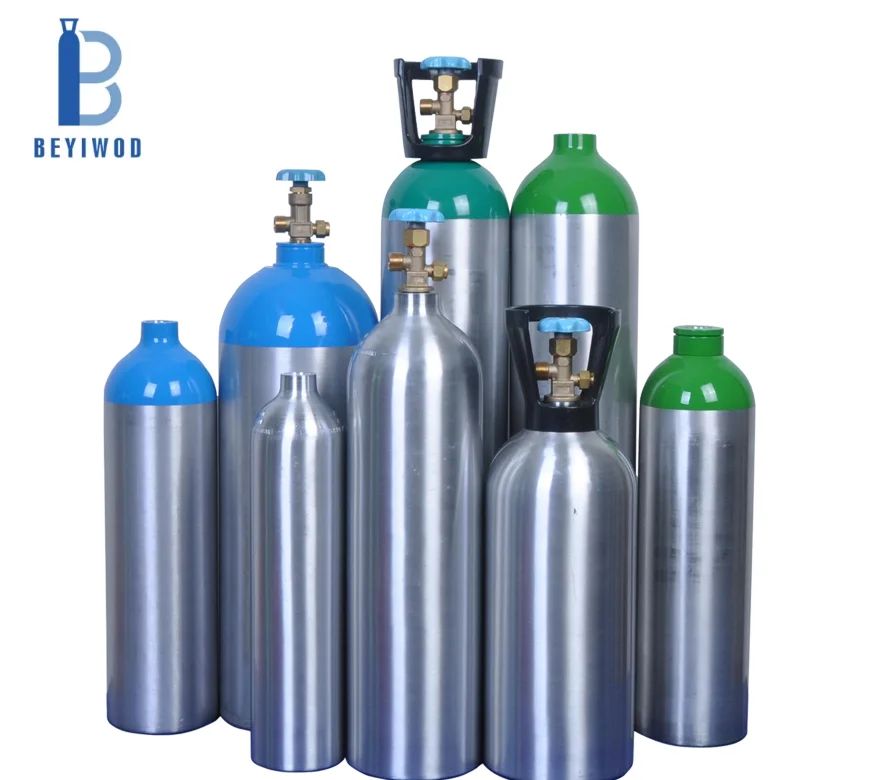 product 20lb 10lb usa standard dot3al iso ce approved  aluminum  oxygen bottle  refillable gas cylinder for race part-1