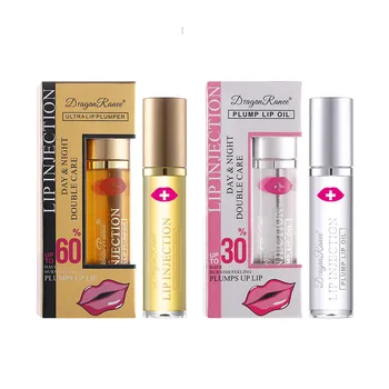 Best Selling Day&Night Double Care Moisturizing Up Lip Plumping Booster Serum Oil