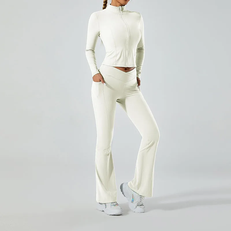 MCDUII Brushed Solid Breathable Sports Suit Sexy Back Yoga Vest High Waist Sports Shorts preview