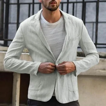 Traje De Ocio Para Hombre,Ropa Holgada Y Cómoda,Con Textura De  Lino,Fina,Envío Exprés - Buy Los Hombres Elegantes Trajes De Ocio,Cómodos  Para Hombre Trajes De Lucha,Hombres Ropa Product on 