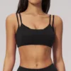 Black yoga bra