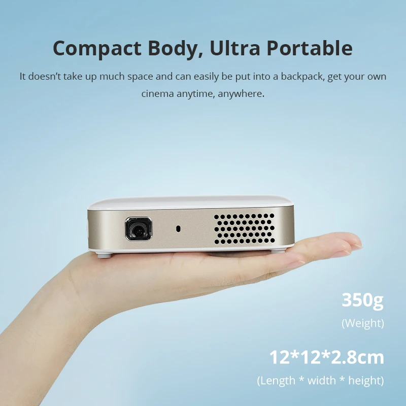 Hotack  D061 Smart Android TV Projecteur HD 720P Home Theater Video Proyector Portable Mini Outdoor Projector