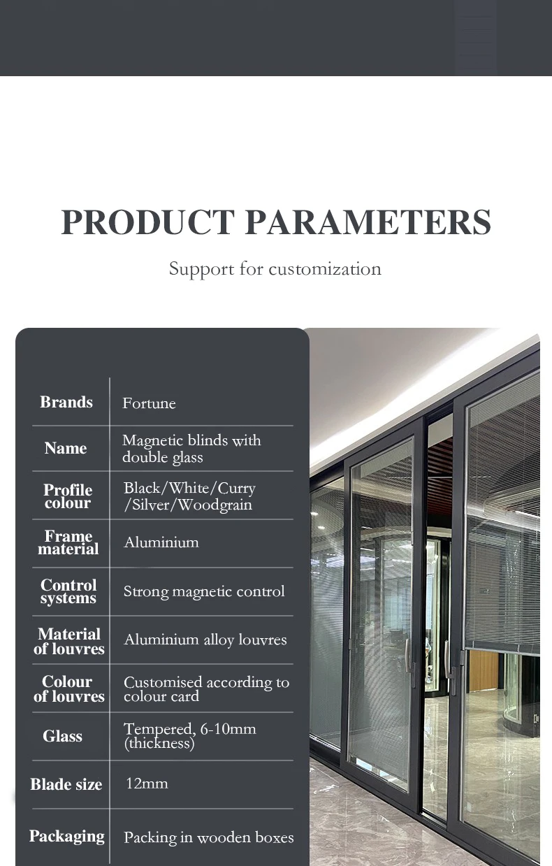 Window Blinds Double Glazing Aluminum Builtin Blinds Buy