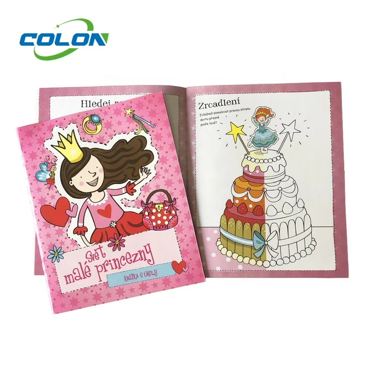 Дешевая раскраска на заказ, Мягкая обложка для комиксов, печать текста