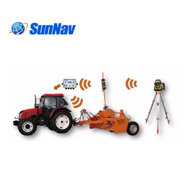 SunNav Laser Land Leveling System High Precision Accuracy 600m Diameter for Agriculture Tractor Machinery Equipment