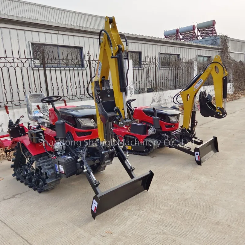 Small Ride Crawler Rototiller 35hp Diesel Electric Start Farm ...