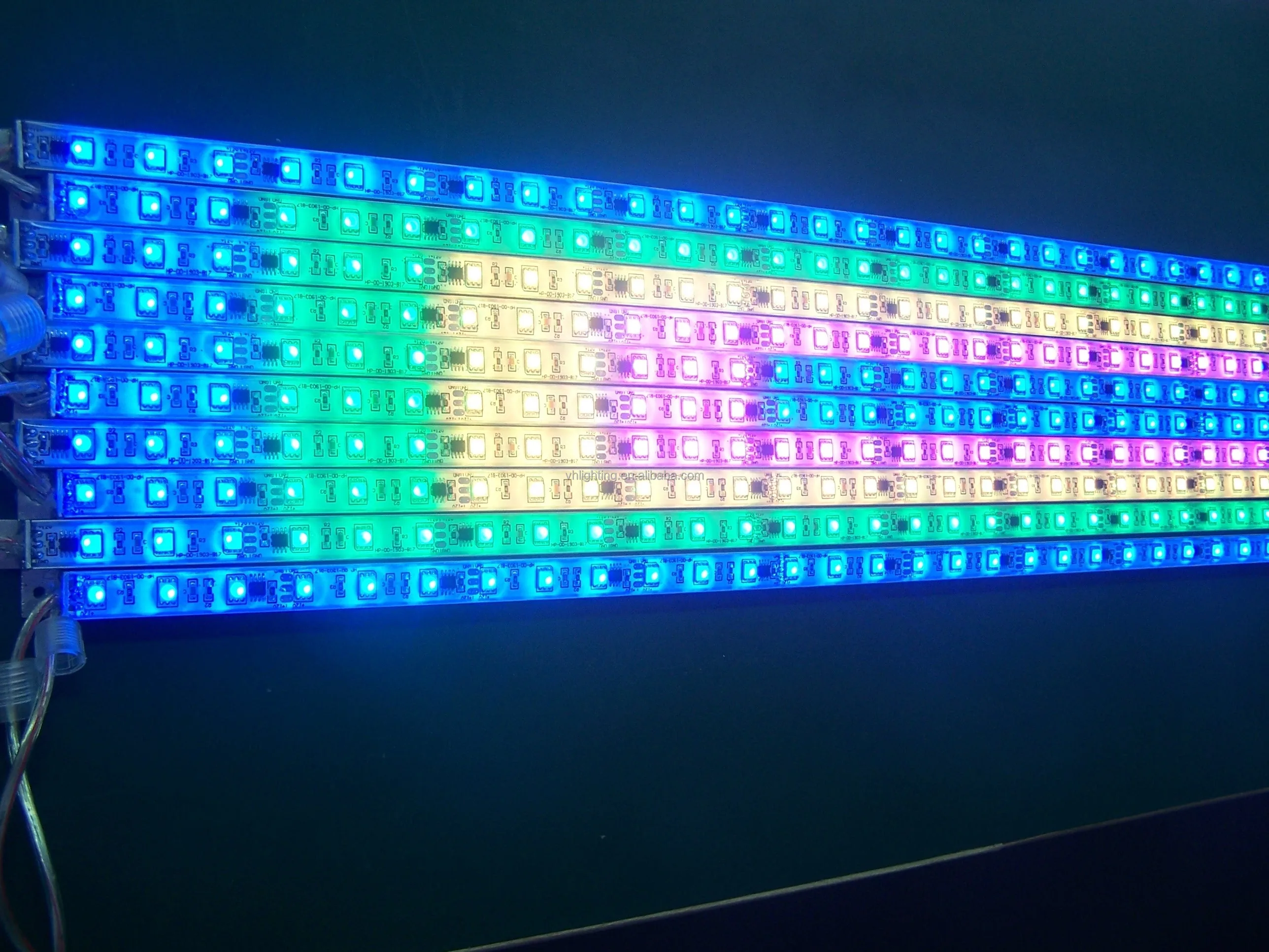 Aluminum Hard Led Strip Light Bar Smd2835 Led Bar Light Rigid Strip 2835 Dotless Led Linear