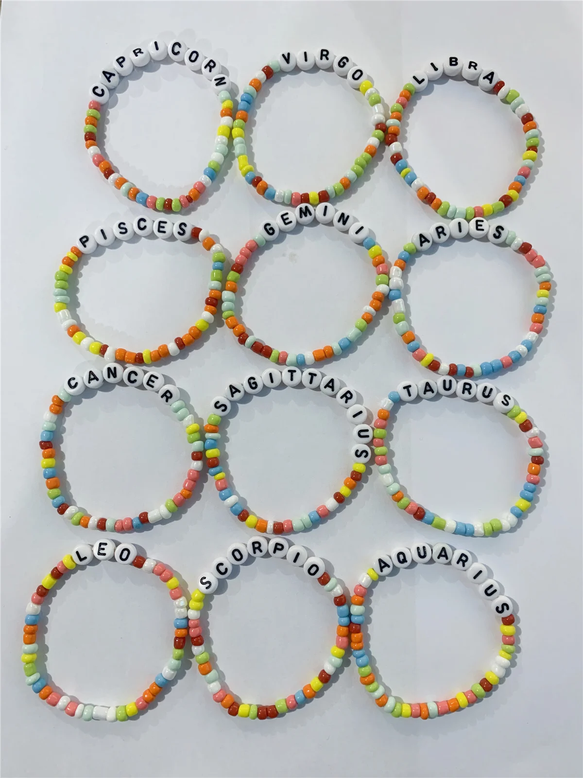 Azusa Sun Colorful Little Sister Bracelet Letter Beads Adjustable Braided  Bracelet Y2K Friendship Birthday Party Jewelry Gifts - Yahoo Shopping