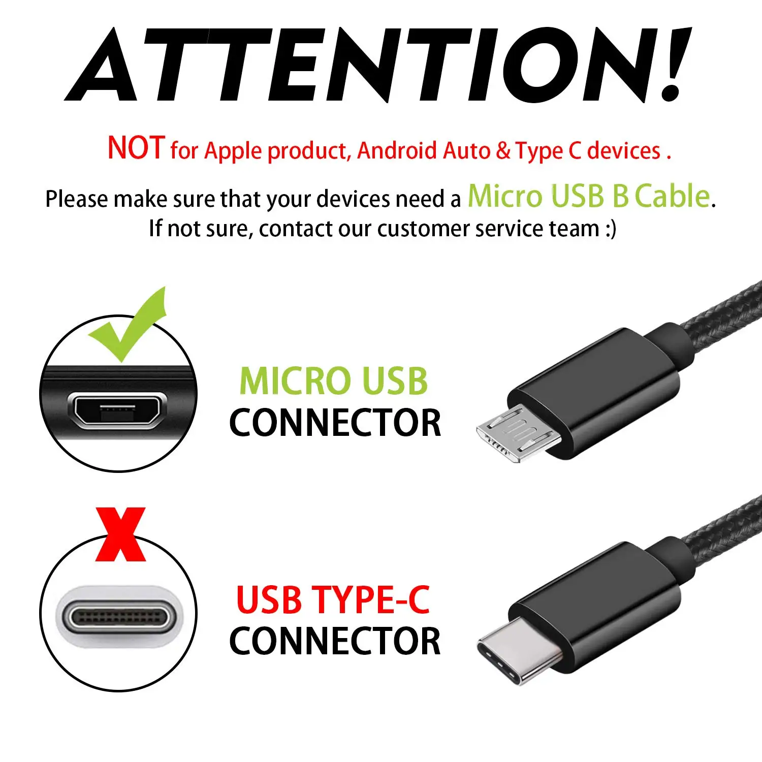 Factory Wholesale Cable Micro 1m 2m 3m USB a Male to Male
