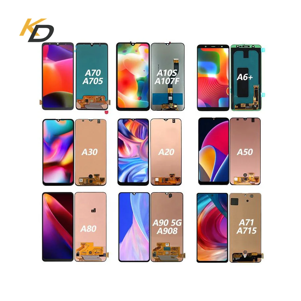 For Samsung Galaxy A50Llcd with Touch Folder 2 Combo for Samsung A50 A50S A70 A80 A90 Lcd Screen Display