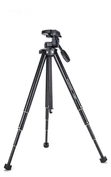 YunTeng VCT-686 Professional Portable Aluminum Tripod With Damping Head Clip, Ideal for Camera Photography. detail image