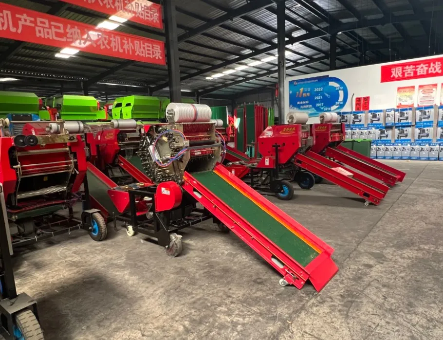 Hay Packing Machine 1 Ton Silage Baler Round Straw Baler Machine