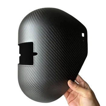 Custom Made Carbon fiber Black Welding Hood Helmet