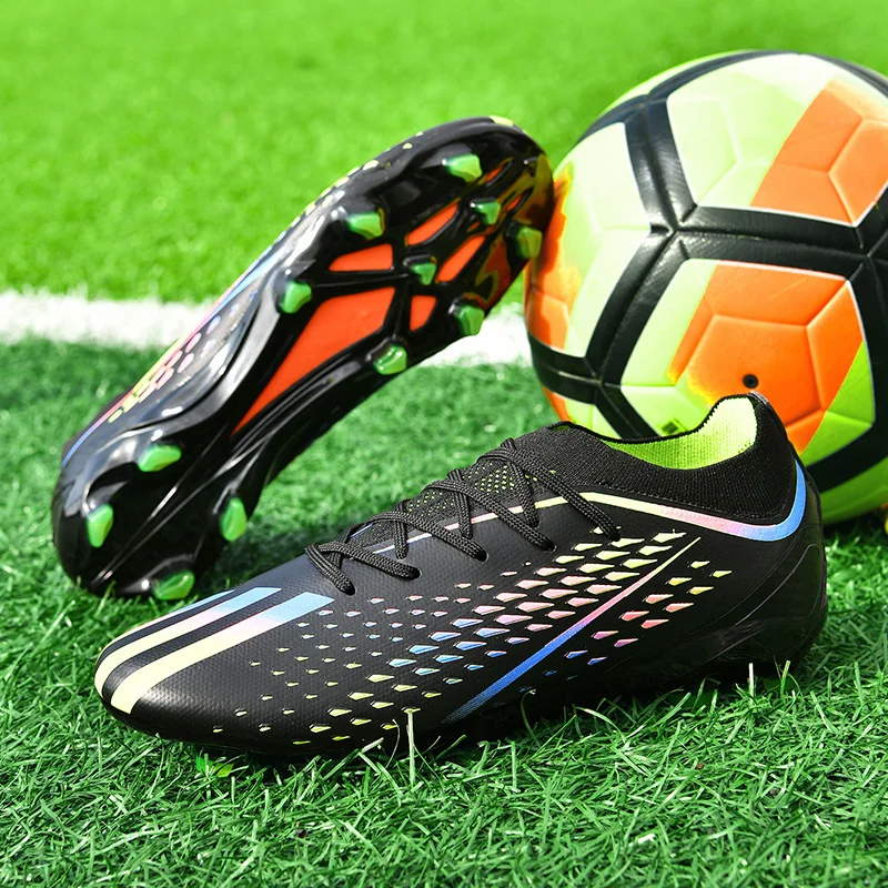 Factory Wholesale Rubber Soft Bottom Men Football Sneakers Ag Spike