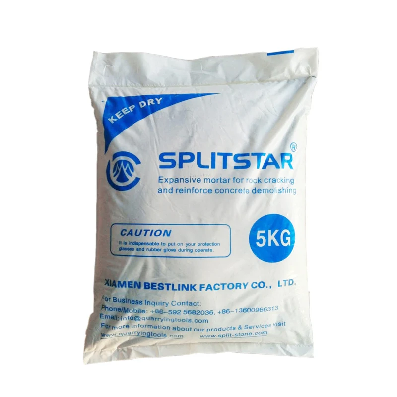 Stone Cracking Non-explosive Rock Breaking Chemical Powder Using in Mine