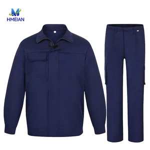 Customized Workwear Electrical  Blue Color Mechanic Workshop Uniform Design Mechanical Workshop Uniform
