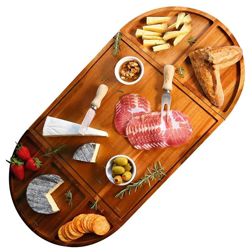 Extra Large Charcuterie Cheese Board Gift Set 3 Acacia Wood