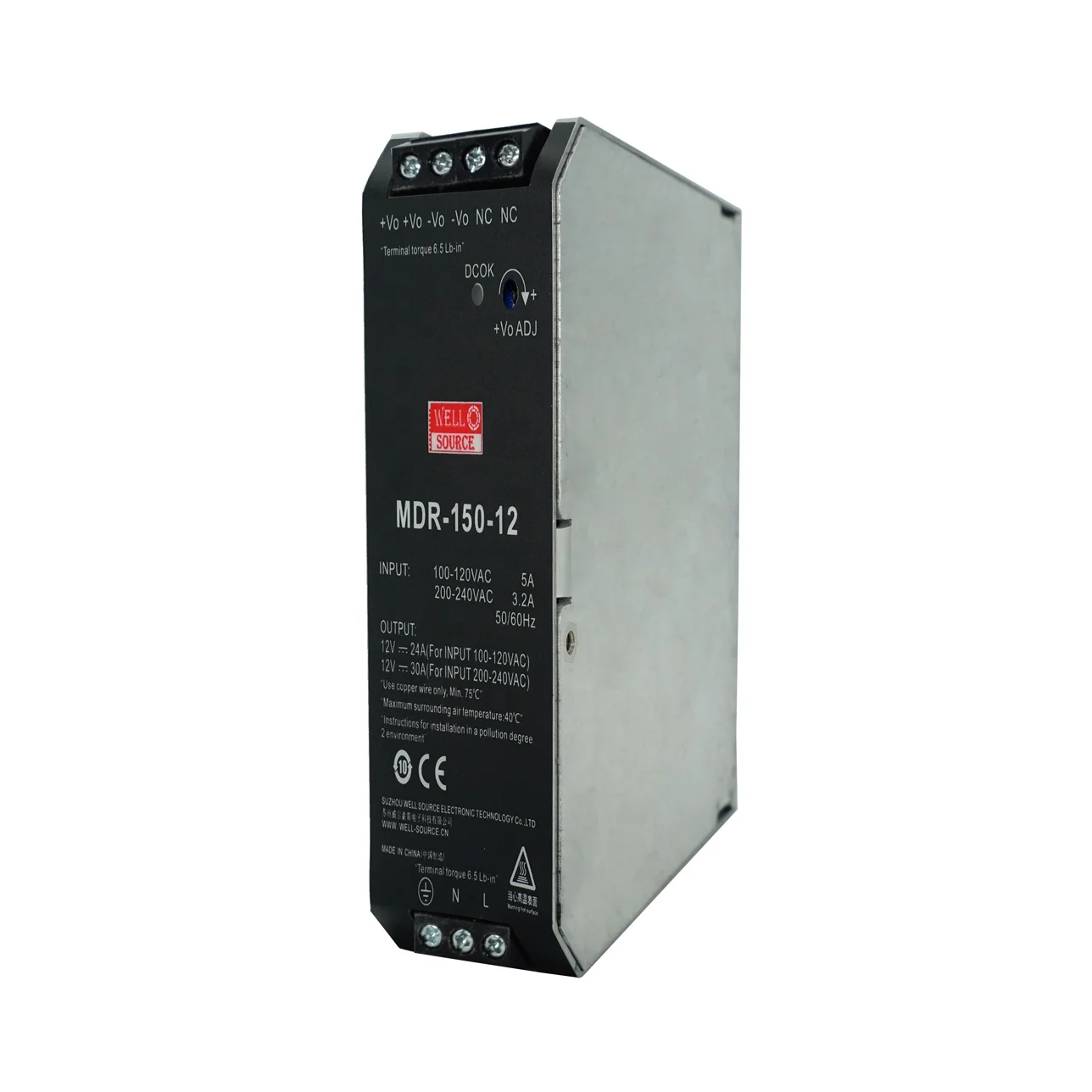 Industrial Ac/dc Power Supply Multiple Output Voltage Options (12v 24v