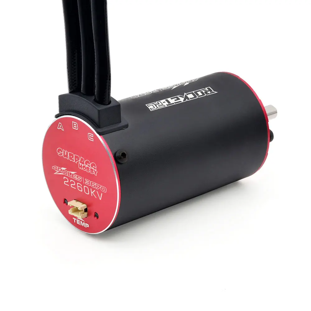 Сверхзвуковой 3670 бесщеточный двигатель для 1/10 радиоуправляемых автомобилей