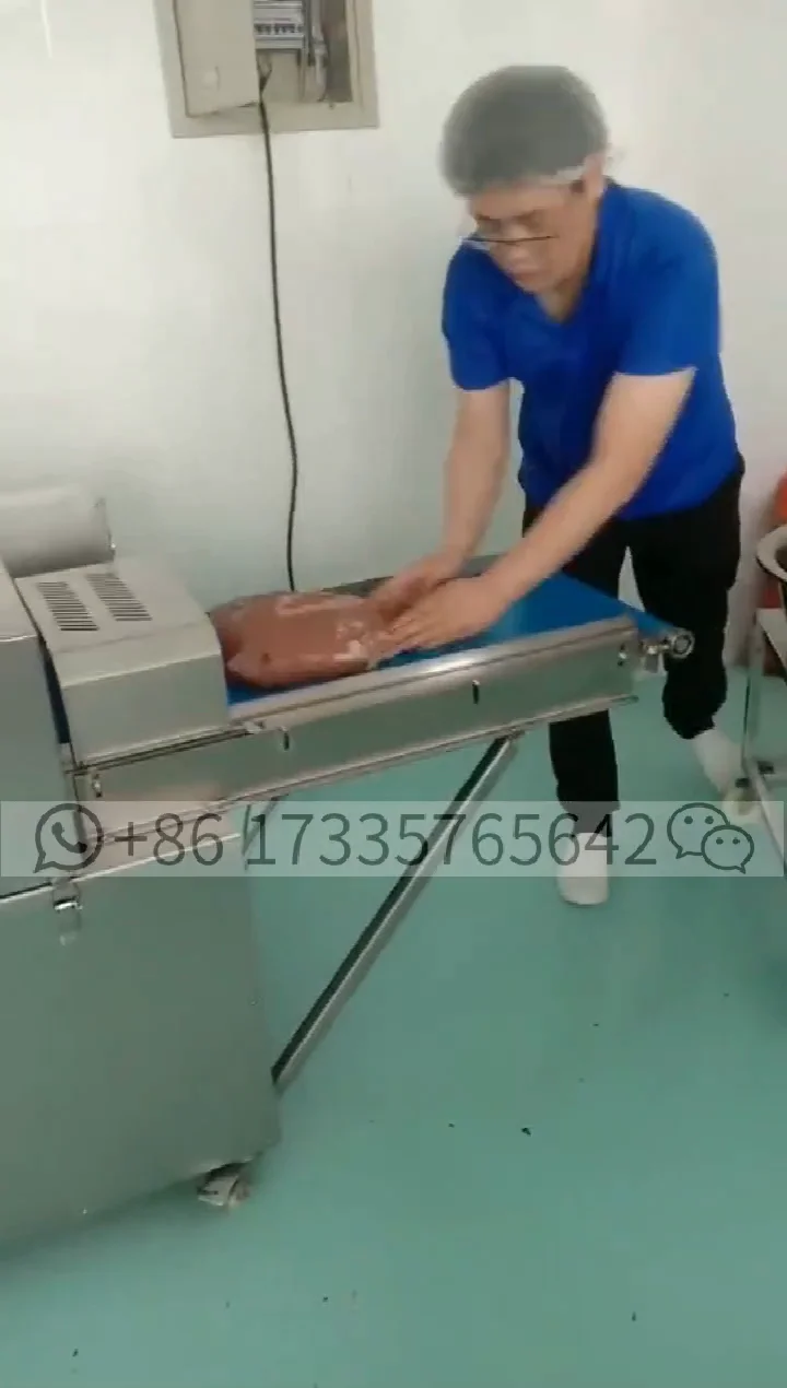 Conveyor Belt Fresh Chicken Breast Pork Belly Beef Silverside Steak