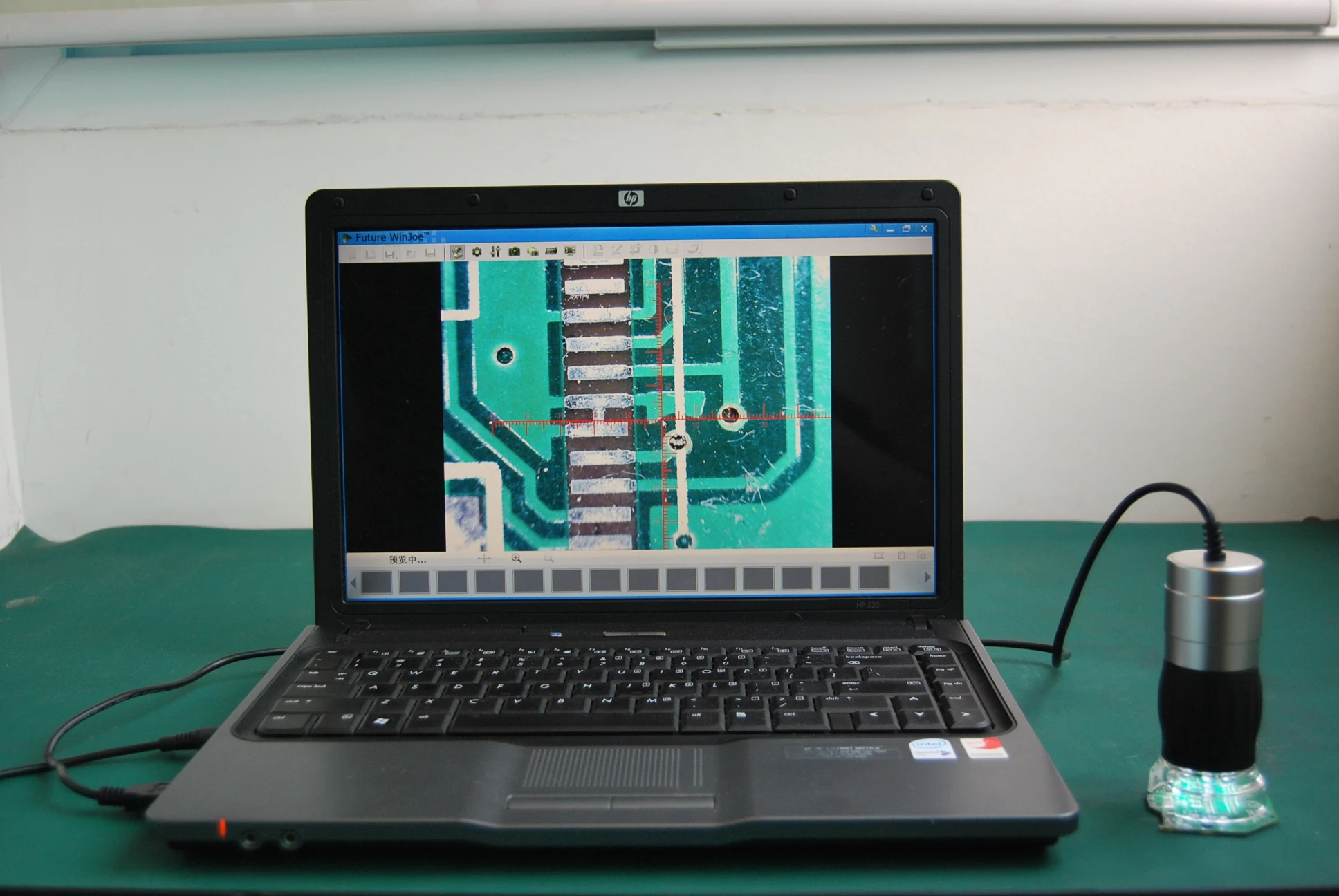 USB Digital Microscope 40X 240X Magnification 8 LEDs With Stand Portable Handheld Inspection Magnifier