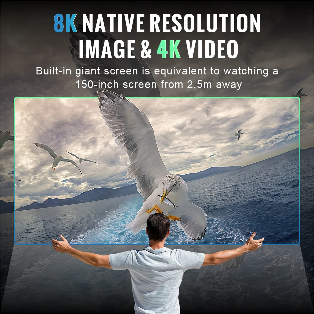 VRNV331 Naked Eye 3D VR Nachtsichtfernglas mit 4K-Video 6X Zoon 700 Meter Entfernung 5000 mAh Li-Akku – Detail 10
