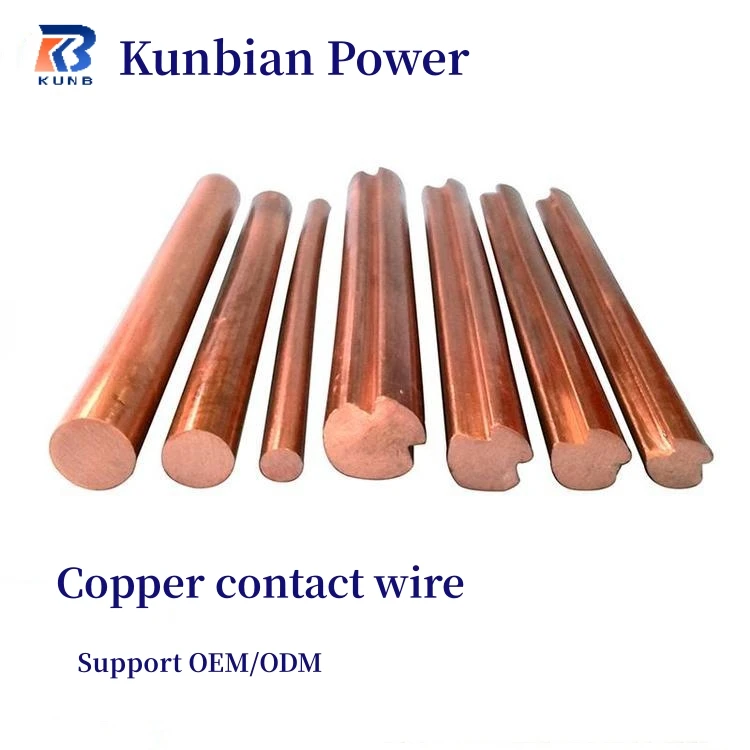 Kunbian Power High Quality CT Series Copper Trolley Wire /high-speed Rail Contact Network System