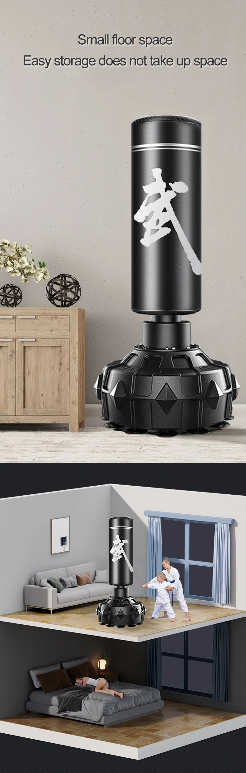 Home Gym Equipment Bodybuilding Exercise Boxing Punching Bag Boxing