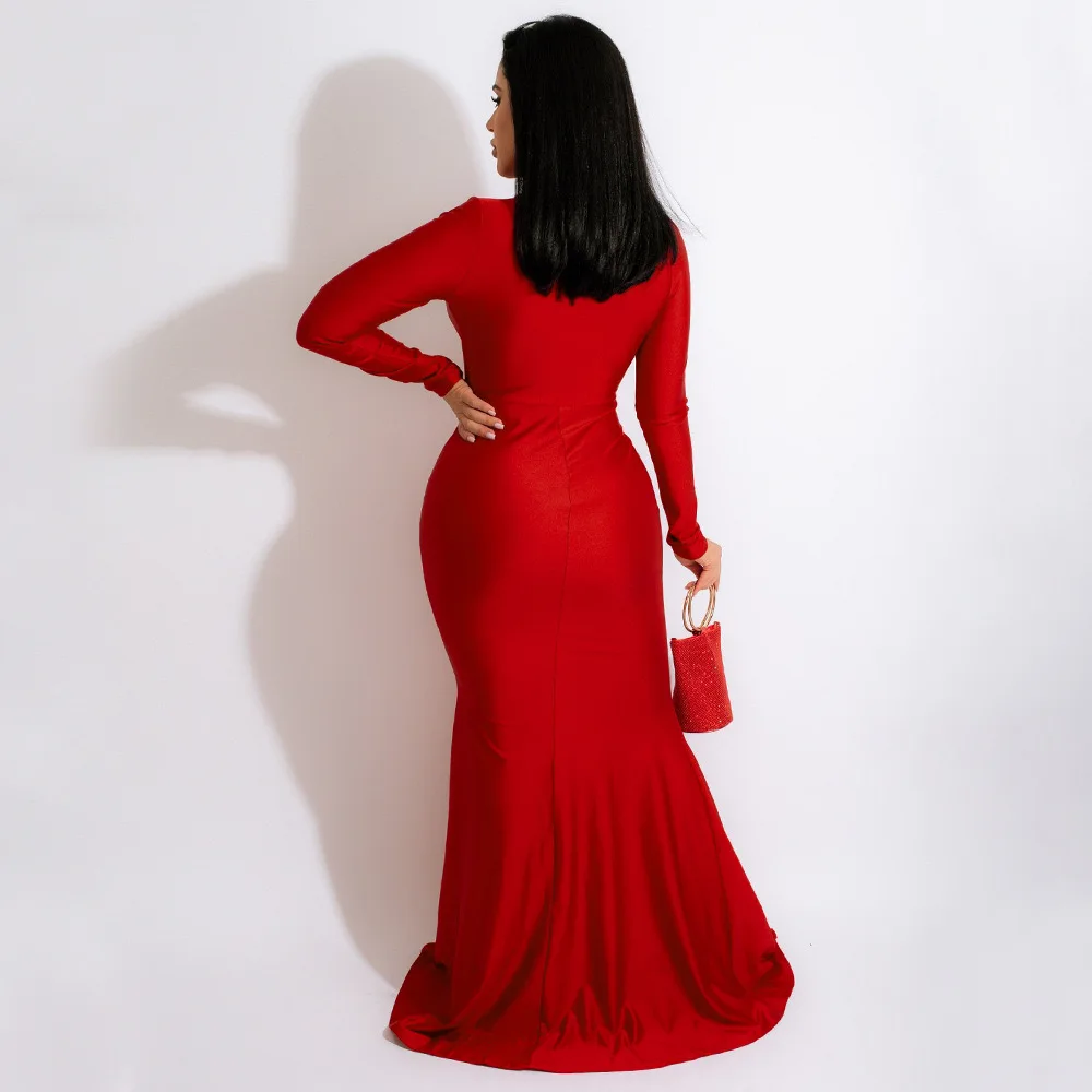 H2667 Hot Sale Luxury Solid Color Red 